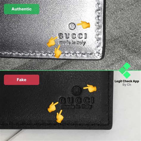 fake gucci vs real gucci wallet comparison|real gucci men's wallet.